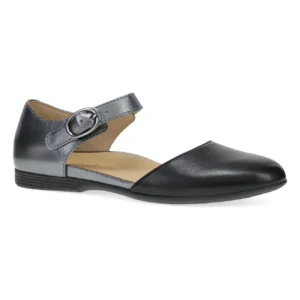 Liv Black Nappa/Pewter Metallic