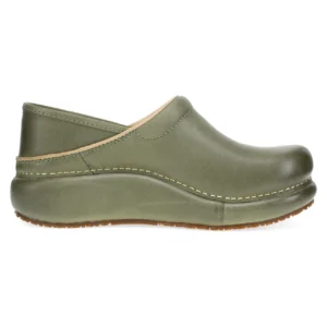 Pro Cloud Platform Green Burnished Clog