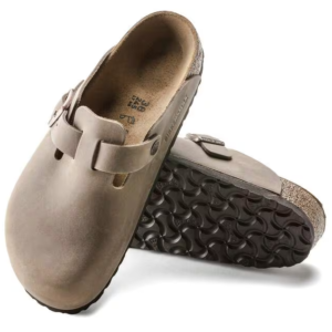 Unisex Boston Clogs Tabacco Brown Oiled Leather