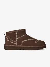 UGG Classic Ultra Mini Western Burnt Cedar